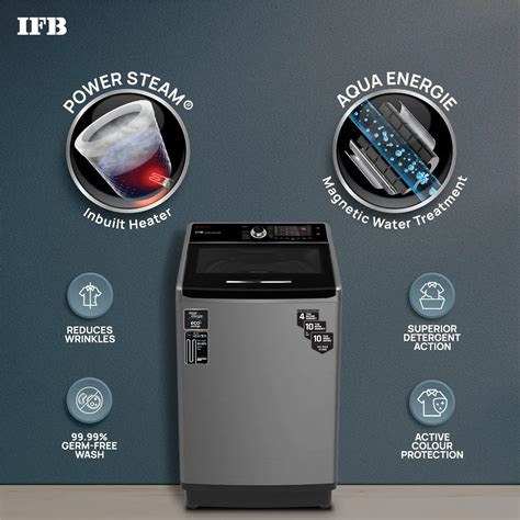 IFB 10.0 Kg 5 Star Top Load Washing Machine Aqua Conserve (TL-SIBS 10 ...