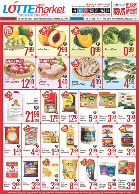 Weekly Sales at Korean Supermarket | Lotte Plaza