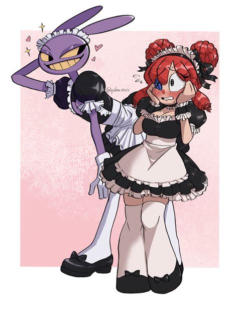 Jax and Ragatha are maids! by ThePinkyGurl2023 on DeviantArt