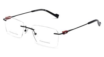 Buy Tommy Hilfiger Blue Rimless Eyeglasses Th6279B at Amazon.in