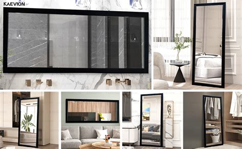 Buy kaevion Rectangular 5.25 Feet Full-Length Waterproof PVC Wooden ...