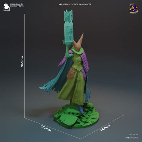 🧨 Artillery Witch (Trench Crusade) Scaled Display Model (360mm)・ 3D ...