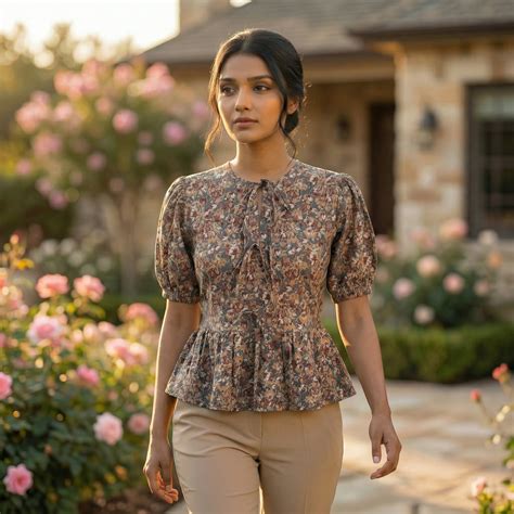 Crop top #52- handloom organic cotton top in multicolour – vastarathelabel