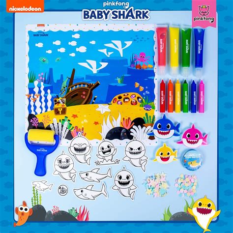 Ba Shark Baby Shark Ultimate Bath Art Studio by Horizon Group India | Ubuy