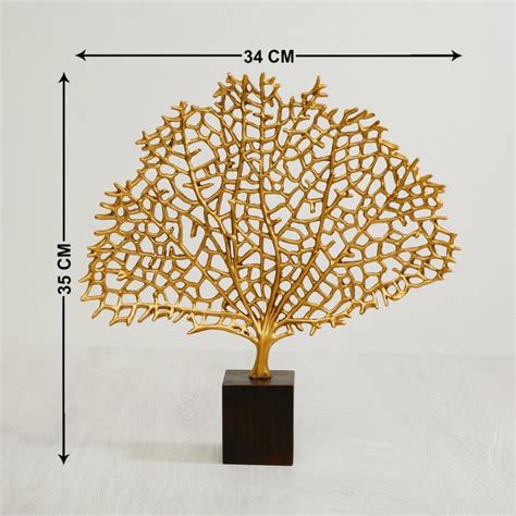 Buy Splendid Leaf Table Accent from Home Centre at just INR 1399.0