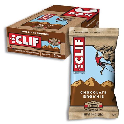 Clif Energy Bars - Chocolate Brownie - 12ct Display Box
