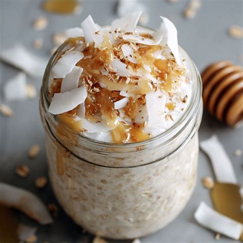 Coconut Cream Pie Overnight Oats