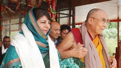 Mehbooba Mufti meets Dalai Lama in Leh as India-China Doklam standoff ...