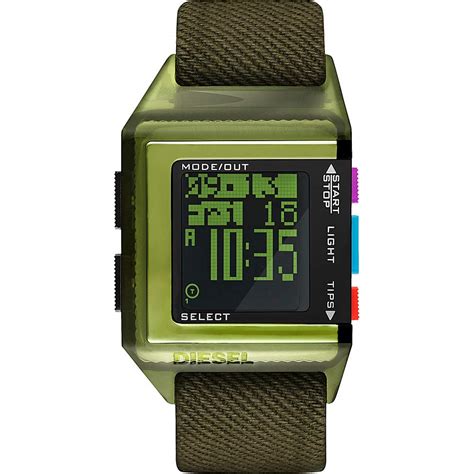 Diesel Digital Black Dial Men's Watch-DZ1880 : Amazon.in: Fashion