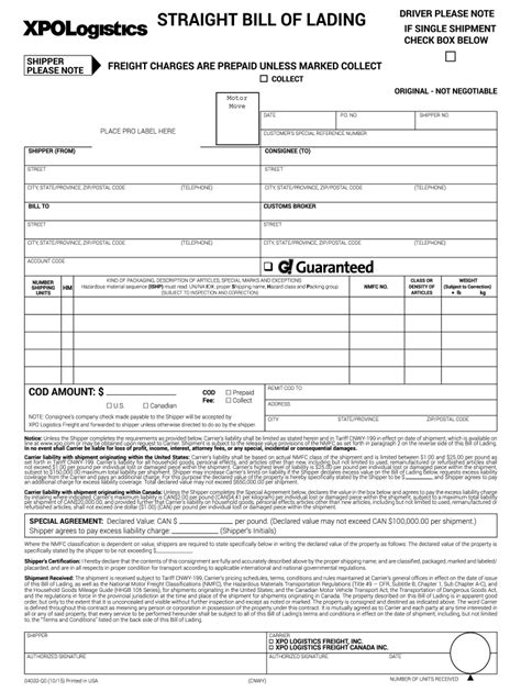 2015-2026 Form XPO Logistics 04032-Q0 - Blank Fillable Template | Fill ...