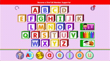 Starfall ABC App Lesson 的图像结果
