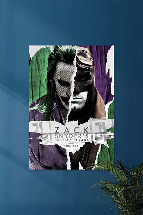 JOKER vs BATMAN | ZACK SNYDER JUSTICE LEAGUE | DCU POSTER – Posterized