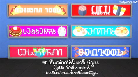 Sims 4 Restaurant Sign 的图像结果