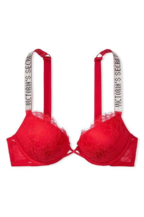 Buy Victoria's Secret Shine Strap Add 2 Cups Push Up Bombshell Bra from the Victoria's Secret UK ...