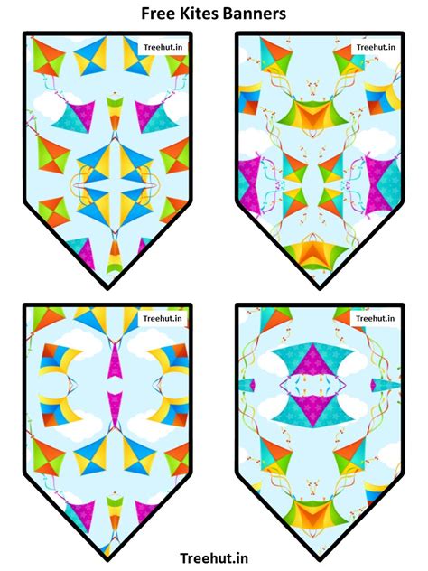 Free Kites Bulletin Board Decorations and Craft Printables #299