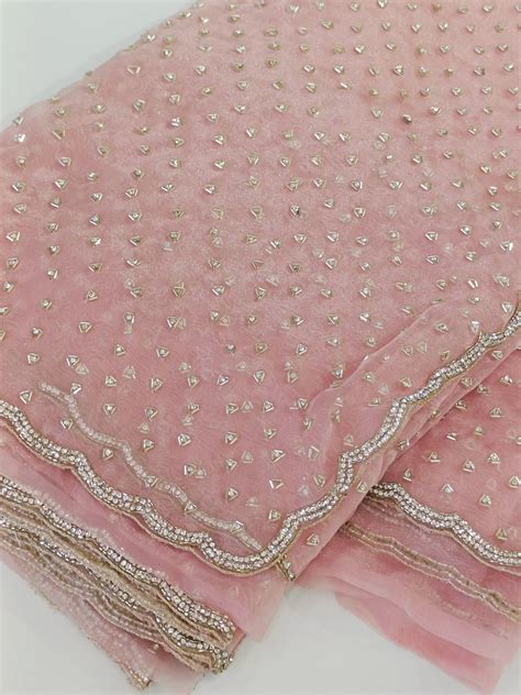 Pink Raina Organza saree