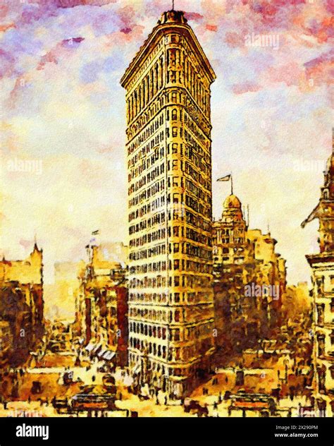 Flatiron building district nyc hi-res stock photography and images - Alamy