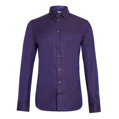 Buy Men Navy Slim Prints Long Sleeve Formal Shirts Online - 204065 ...