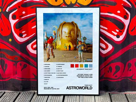 Travis Scott astroworld Album Cover Poster 2 - Etsy