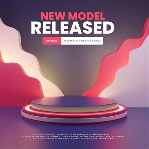 3d realistic background podium product display | Free PSD