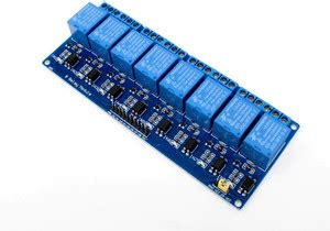 Ihc 12V 8Ch 10A Relay Module With Optocoupler Electronic Components ...