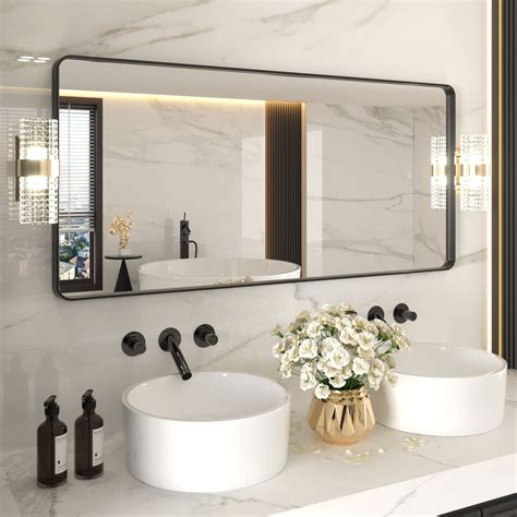 Framed Bathroom Mirrors Double
