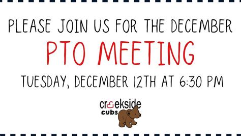 December CECS PTO Meeting , 5070 Tylersville Rd, West Chester, OH ...