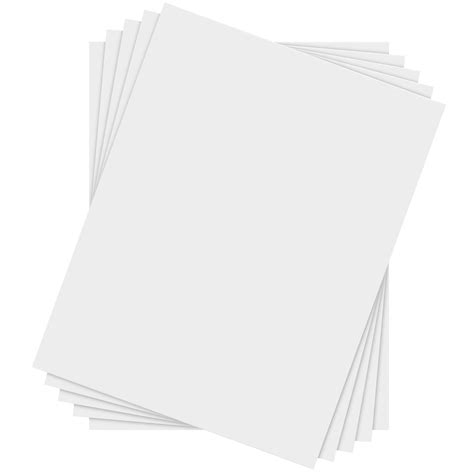 8.5" X 11" White Chipboard - Cardboard Medium Weight Chipboard Sheets ...