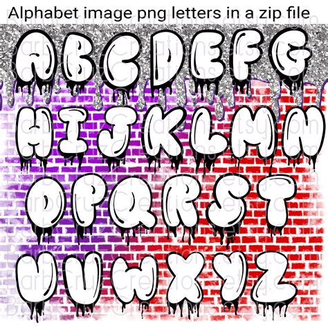 Graffiti Letters Bubbel Lettter A Z In Graffiti Alphabet Bubble