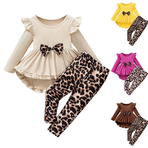 12 Month Girl Clothes Long Sleeve Baby Girl Clothes Toddler Outfits ...