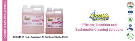 Buy OSSOM S5 Red - Aquascent Air Freshener Subtle Floral 5 Liters ...