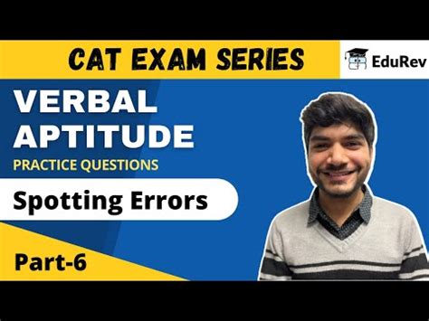 Spotting Errors Questions for CAT with Answers PDF