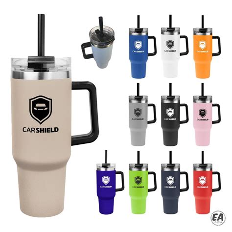 Customized 40 oz. Intrepid Stainless Steel Tumbler | Branded Travel Mugs | Promotional 40 oz ...