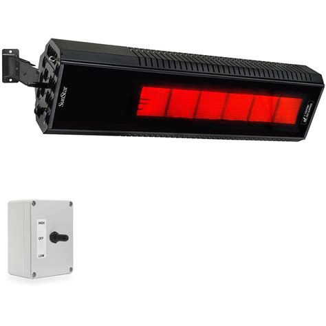 SunStar GLASS 48-Inch 50,000 BTU Natural Gas Patio Heater - 50N7 ...