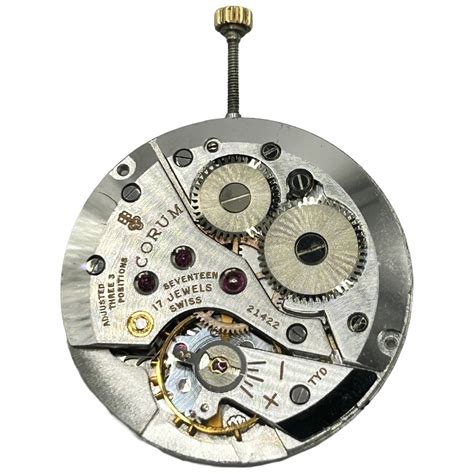Corum Manual Wind Mechanical Watch Movement + Dial - 17 Jewels - WORKI ...