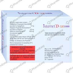 Istamet D Xr 1000mg Strip Of 7 Tablets: Uses, Side Effects, Price ...