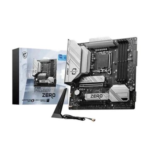Buy MSI B760M Project Zero WiFi DDR5 Intel Motherboard | Elitehubs.com ...