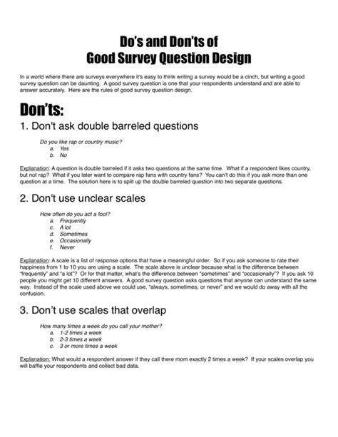 Survey Question Design 的图像结果