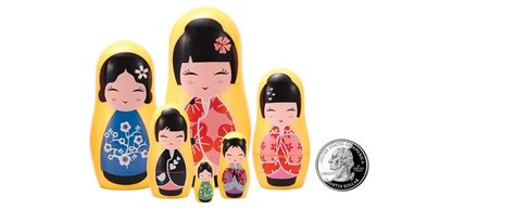 Matryoshka Madness Micro-Kokeshi Matryoshka : Amazon.in: Toys & Games