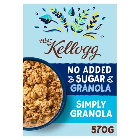 W.K Kellogg No Added Sugar Simply Granola 570g | Everyday & Family ...
