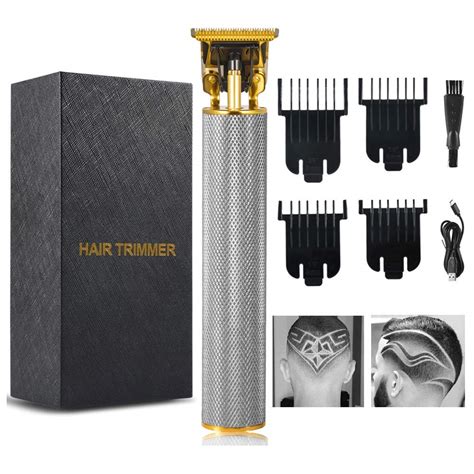 Rechargeable Cordless T-Blade Trimmer for Men Professional Waterproof T ...