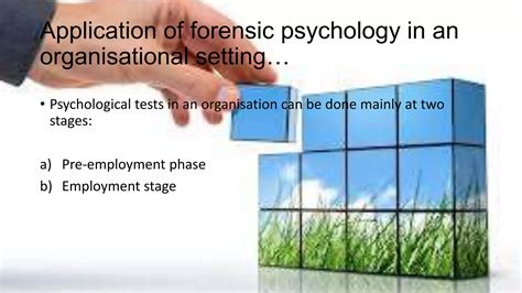Forensic psychology in-corporate sector | PPTX
