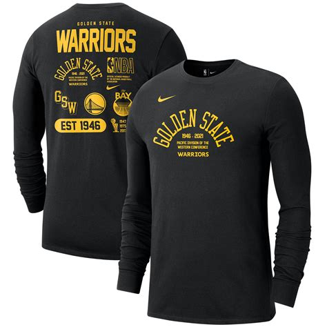 Golden State Warriors Nike Practice Long Sleeve T-Shirt - Mens