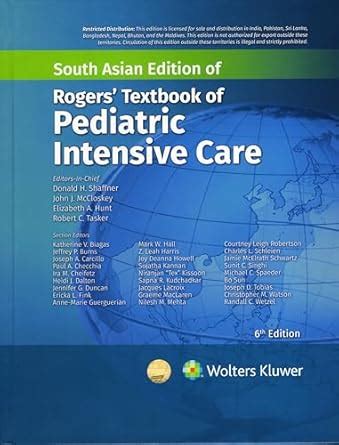 Buy Rogers' Textbook of Pediatric Intensive Care (SAE) Book Online at ...