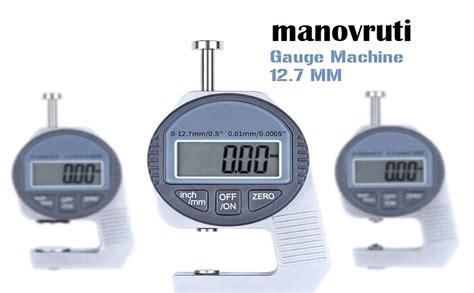 Manovruti12.7 mm Thickness Gauge, Flat Head Thickness Tester Dial,gauge ...