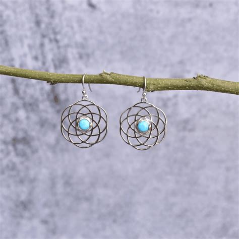 Buy Knot of the Sea - Turquoise Earrings Online at Keeta Luxury