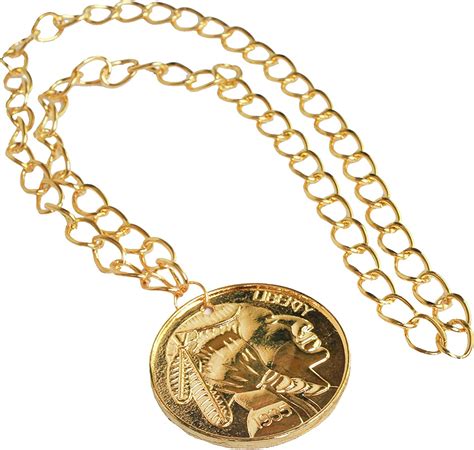 Buy I LOVE FANCY DRESSI LOVE FANCY DRESS GOLD MEDALLION NECKLACE PIMP ...