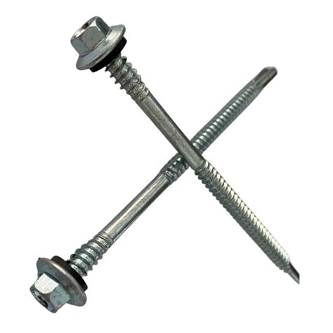 Parafuso Auto Brocante Telha 12 x 4 Sextavado cabeça 5/16 102mm - Faz a ...
