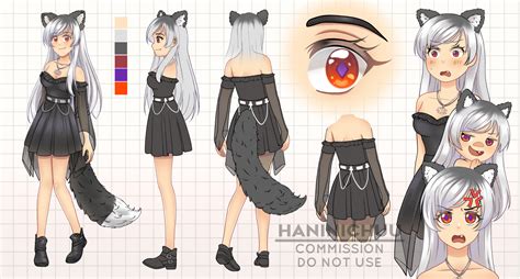 Vtuber Character Sheet Template