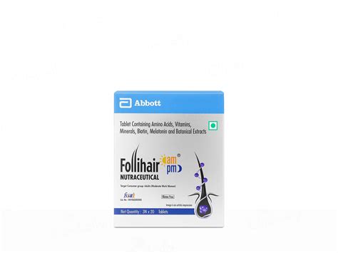 Buy Follihair Nutraceutical Am Pm Tablet Online at Best Price | Clinikally